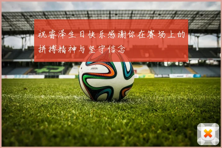 祝睿泽生日快乐感谢你在赛场上的拼搏精神与坚守信念